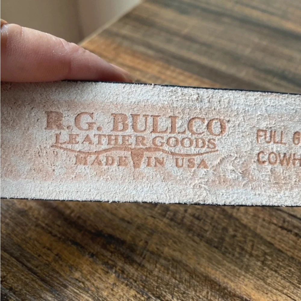 R.G. Bull Co Leather Belt